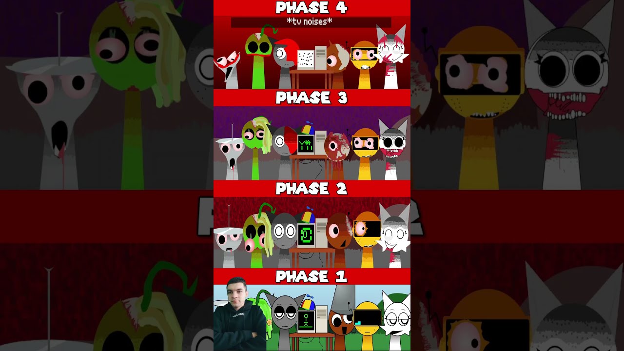 Incredibox Sprunki Phase 4 VS 3 2 1 MIX