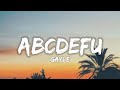 GAYLE - abcdefu (Lyrics)&quot; F you And your mom your sister and your job&quot;