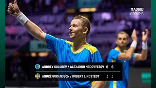 Golubev & Nedovyesov vs Goransson & Lindstedt | KAZAKHSTAN vs SWEDEN | Group A Match 3 Highlights screenshot 5