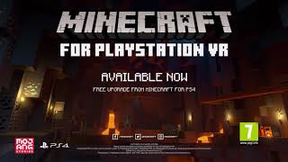 Minecraft for PSVR   Launch Trailer