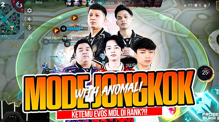 MODE JONGKOK?! KETEMU EVOS MDL DI RANK BERSAMA PARTY ANOMALI?!!