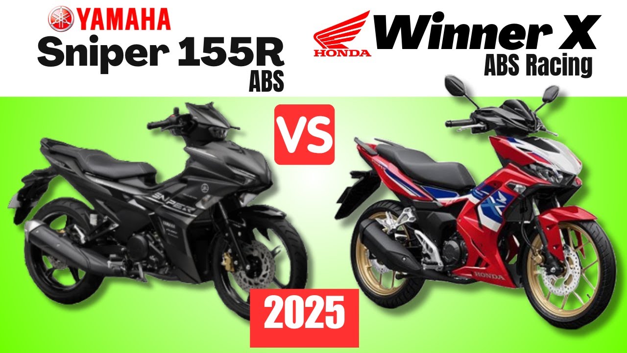 Yamaha Sniper 155R ABS vs Honda Winner X ABS Race | Side By Side Comparison | Specs & Price | 2025