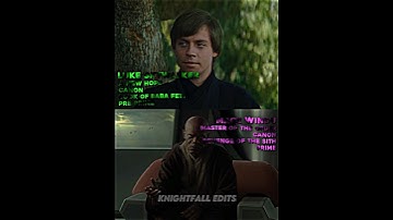 Luke Skywalker VS Mace Windu