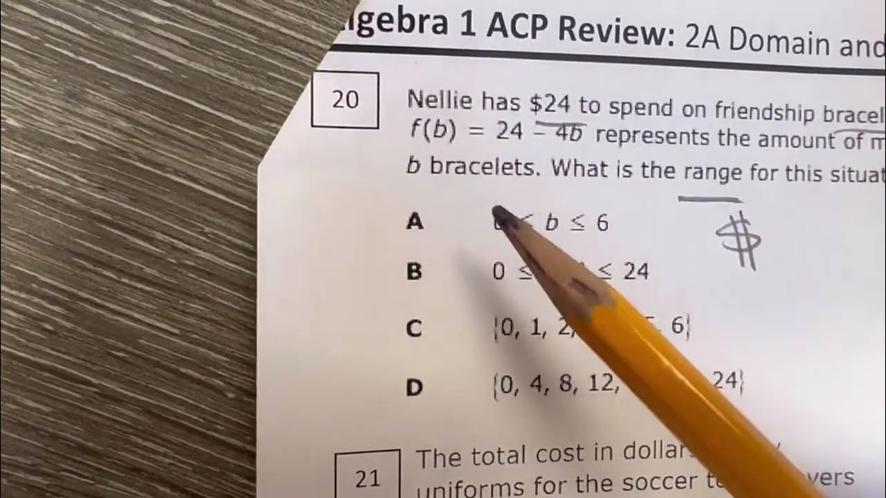 How to Determine Domain and Range Real World Problem YouTube