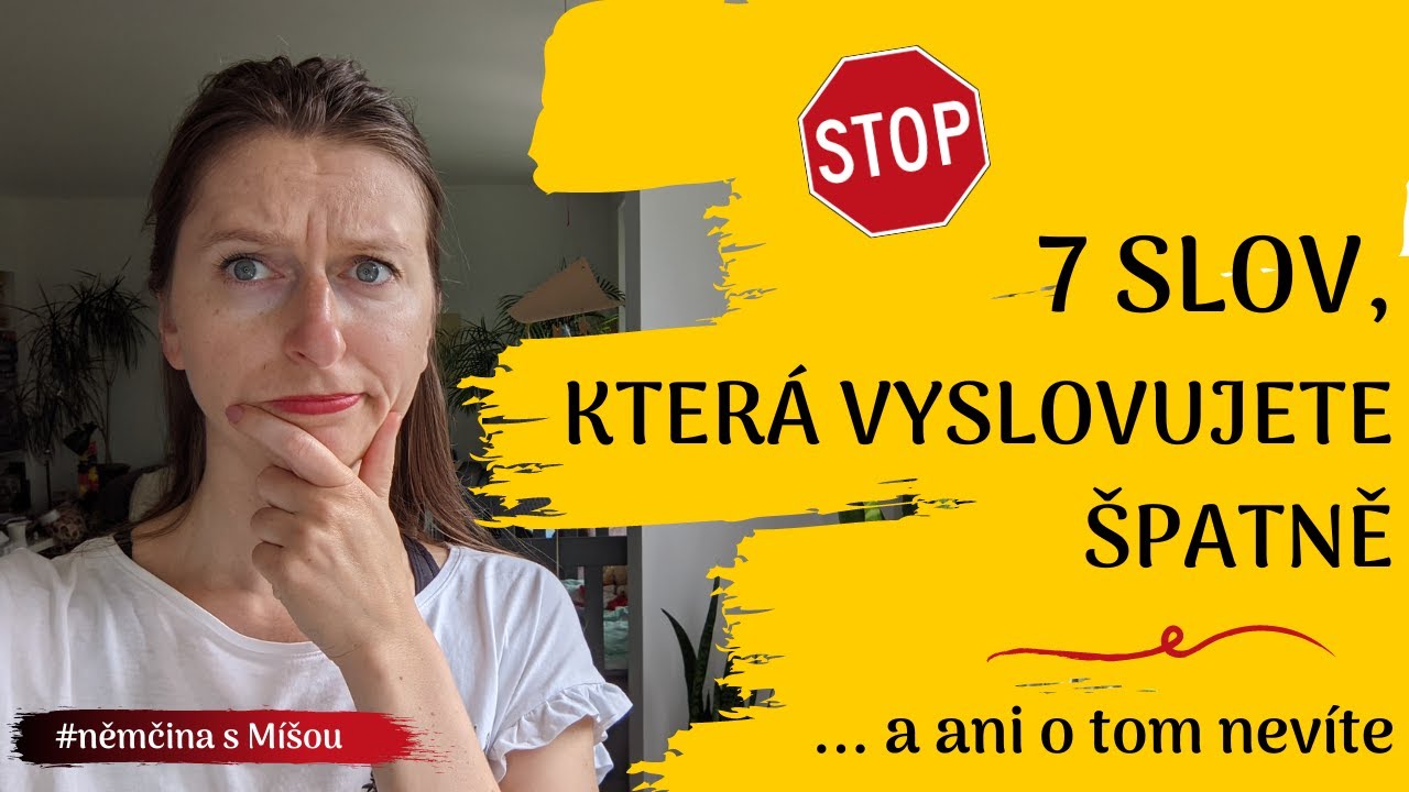 7 slov, která vyslovujete špatně #němčina