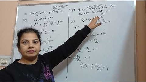 #Differentiation Part(3) #Implicit functions #Parametric functions, Applied Mathematics, Class XI