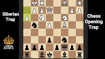 Chess Opening Trap | Siberian Trap | Opening Trap to win fast