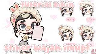 TUTORIAL BIKIN STIKER WAJAH IMUPF || DRAMA AVATAR WORLD || TUTORIAL ||