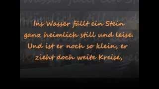 Video thumbnail of "ins wasser fällt ein stein [lyrics] - muttertag 2012"