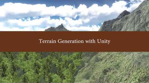 Terrain Generation with Unity