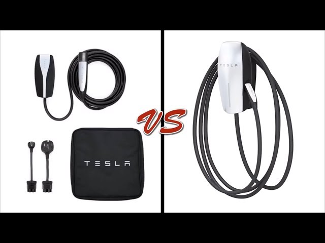 Tesla Mobile Connector VS Wall Connector 