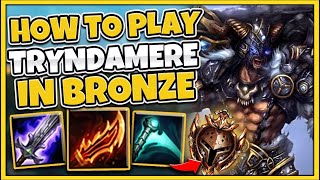 *UNRANKED TO CHALLENGER* THIS IS HOW YOU GET OUT OF BRONZE WITH TRYNDAMERE - League of Legends