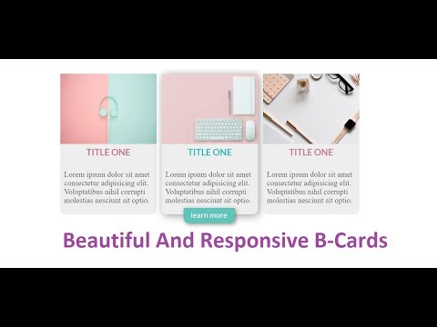 Business Cards With Hover Effect Using Only ( html , CSS)
