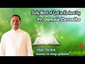 Youtube channel intro of fr domnic carvalho for daily word of god subscribe to my youtube channel