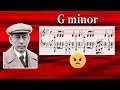 MARCHING MENACE - Rachmaninoff Prelude in G minor Op. 23 no. 5 - Analysis