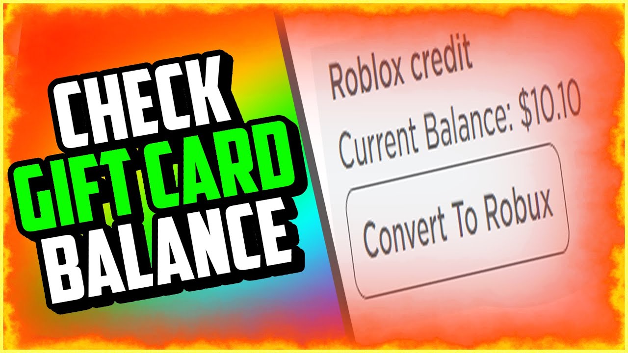 How To Check Your Roblox Credit Balance 2021 - How To Check Roblox Gift Card Balance (Pc Mobile)