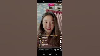 Live IG bareng Chika, gila manis banget (Lanjutan)