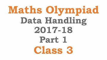IMO Maths Olympiad Class 3 | Data Handling | part 1