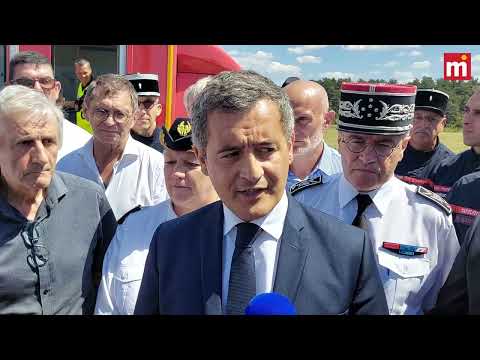 Incendie de Mostuéjouls (Aveyron) : l'intervention de Gérald Darmanin