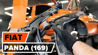Как заменить нижний рычаг передней независимой подвески на FIAT PANDA (169) [ВИДЕОУРОК AUTODOC]