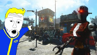 I Built a Robot CASTLE In Fallout 4