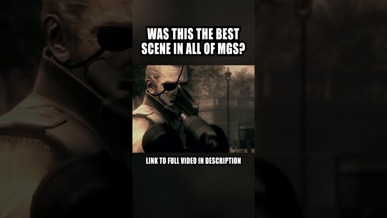 The BEST Scene in Metal Gear? #metalgearsolid #metalmusic #metalcover