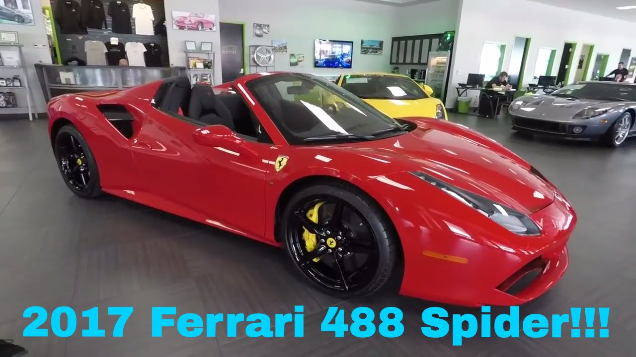 2017 Ferrari 488 Spider Youtube