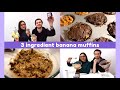 testing a 3 ingredient muffin recipe from &quot;tasty&quot;🍌🥜🍫 // flourless &amp; vegan!!