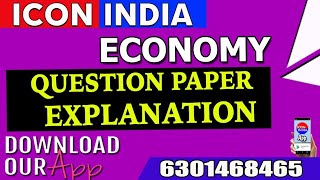 Economy Questions and Anwsers Explanation || 6301468465 || Download ICON INDIA App screenshot 3