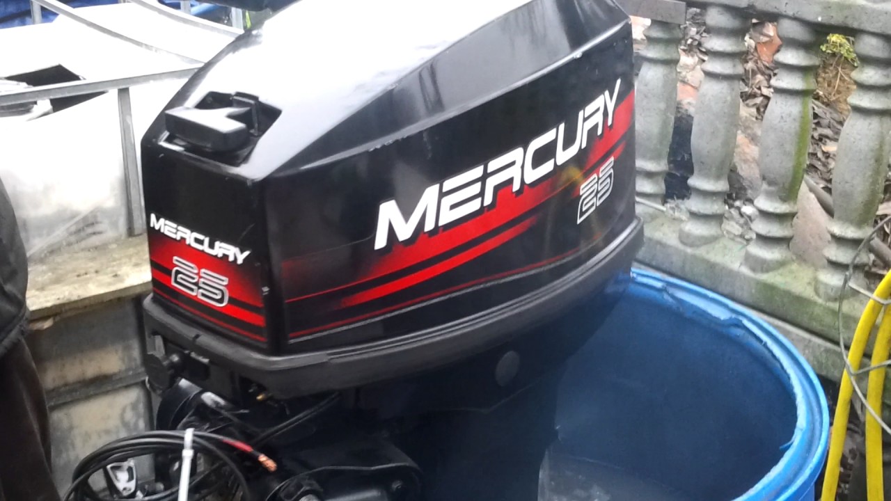 1998 Mercury 25 Hp Outboard Motor 2-stroke   2-suw