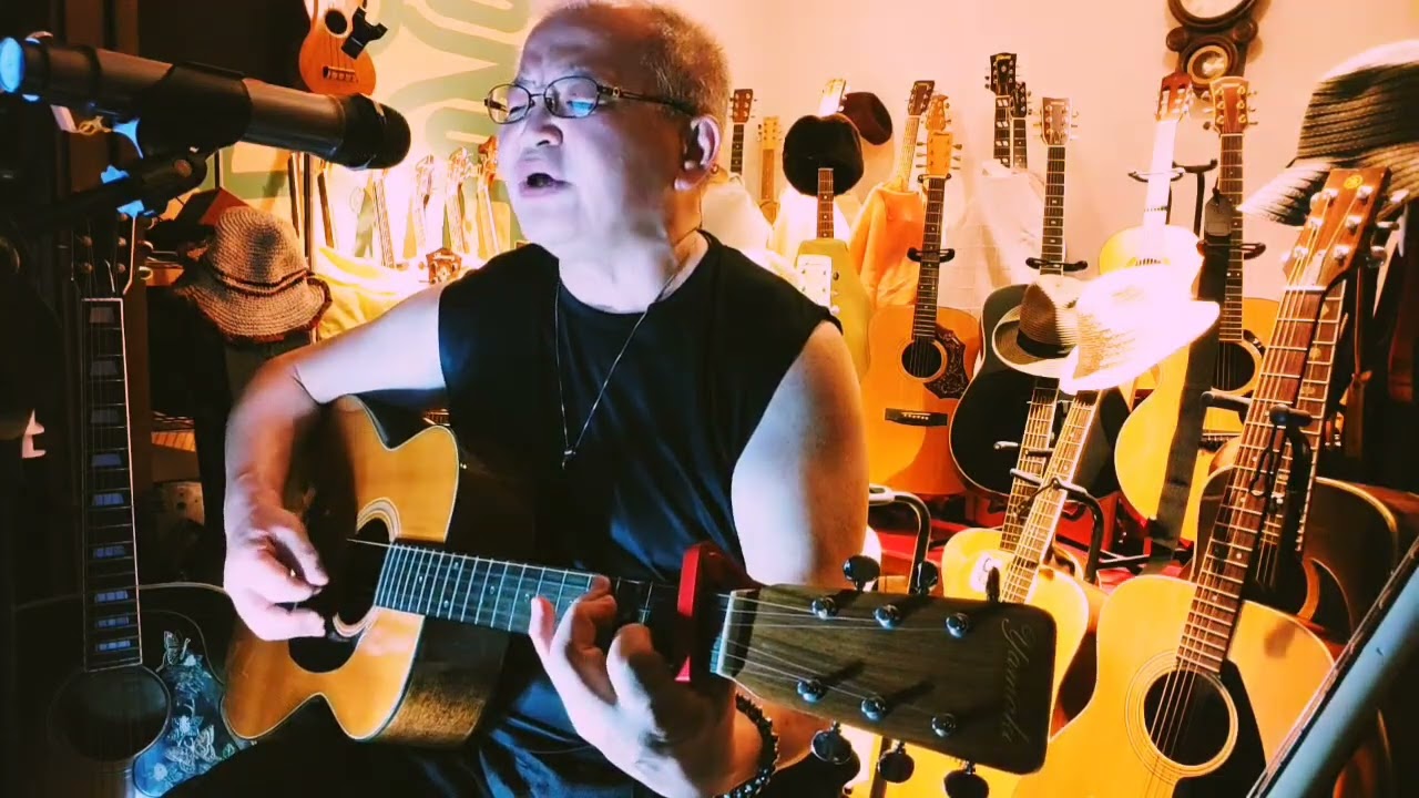 まるかいちCOVERS😎 『いい日旅立ち』谷村新司 山口百恵 🎵 #いい日旅立ち  #谷村新司 #山口百恵  #ナッシュビル #ギター弾き語り #まるかいちかふえ#時の中jima#jimaまる 