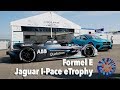 Formel E Rennwagen &amp; die Jaguar I-Pace eTrophy