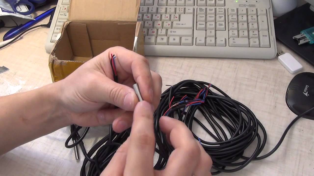 Датчик температуры DS18B20 купить в Китае на алиэкспресс - YouTube