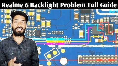 Realme 6 Display Light Solution With Schematic Full Information In Hindi | SN info
