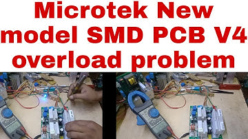Microtek inverter PCB New model SMD V4 overload problem solve kaise kare (Technical Poudel)
