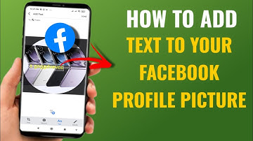 How to Add Text to Your Facebook Profile Picture | Step-by-Step Guide In English