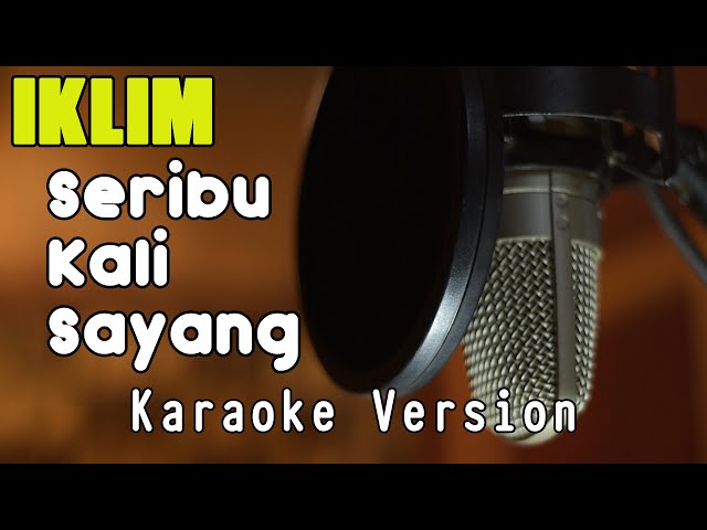 Seribu Kali Sayang - Saleem Iklim | Karaoke u0026 Lyric By Bening Music Entertainment class=