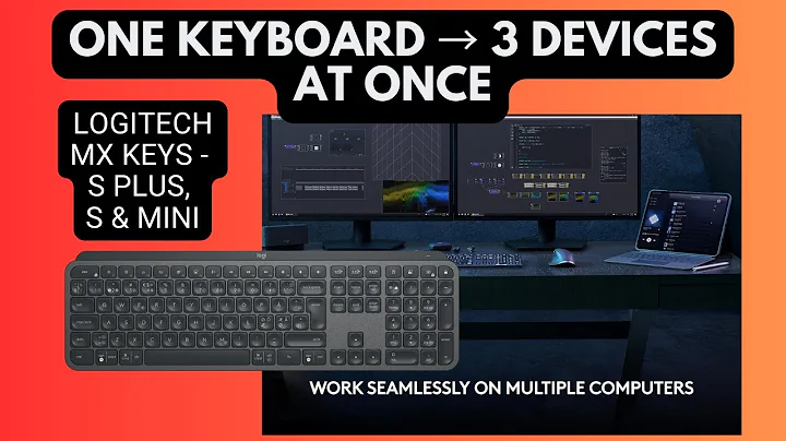 How to Pair Logitech Keyboard via Bluetooth & Switch Devices | MX Keys S Plus, S & Mini