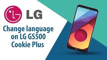 How to change language on LG Cookie Plus GS500?