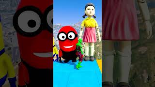 Spider-Man GTA V Water Jump Fails Ragdoll Physics #shorts