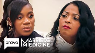 Celebrity Toya Bush-Harris Calls Audra Frimpong Out at Dinner | Married to Medicine Highlight (S9 E10) | Bravo Wealth