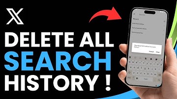 How to Delete Twitter Search History! (2025 Method)