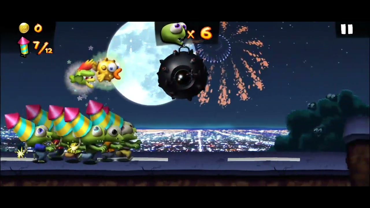 🌊 Zombie Tsunami - Happy Explosive New Year! Mission : Light 12 Fireworks 🧨🧨🧨