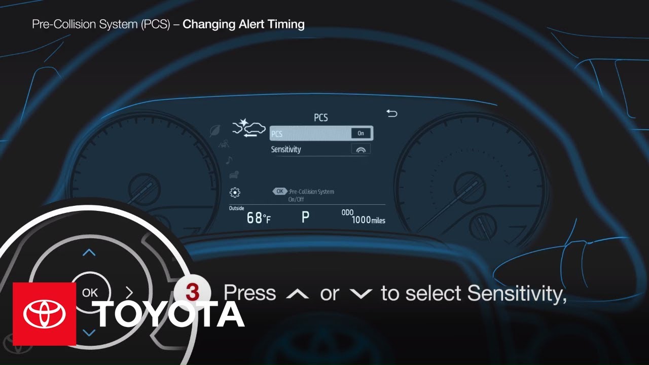 How to change the alert timing for the Pre-Collision System | Toyota