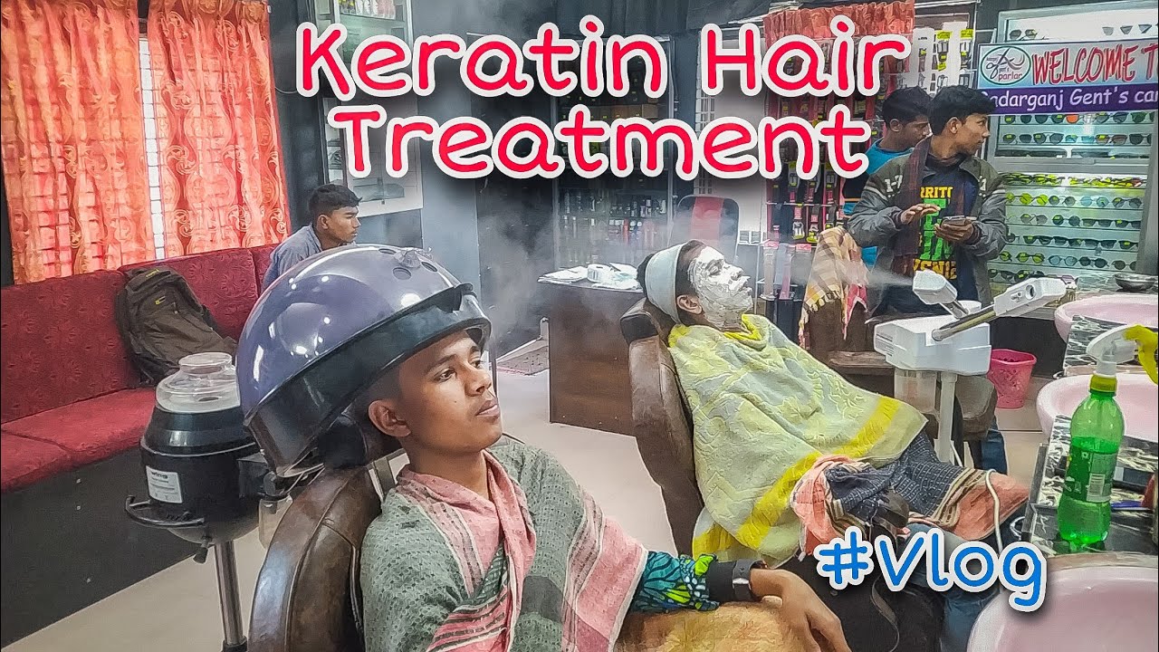 Keratin Hair Treatment boys। Black Shine। Hair Fall Solution।চুলের