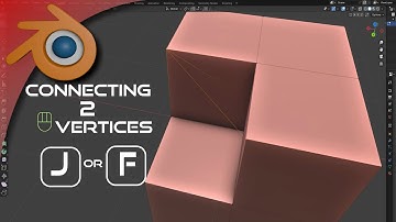 How to connect 2 vertices in Blender Join vertices and create edge or face