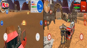Desert Battleground vs Royal Robot Battleground (Naxeex Corp/Studio) - Android Gameplay HD