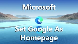 How To Set Google as Homepage In Microsoft Edge screenshot 5