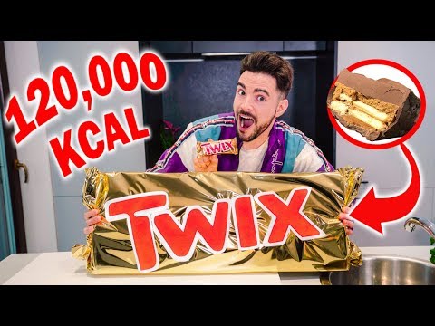 NAJWIĘKSZY TWIX NA ŚWIECIE! *120,000 kcal*