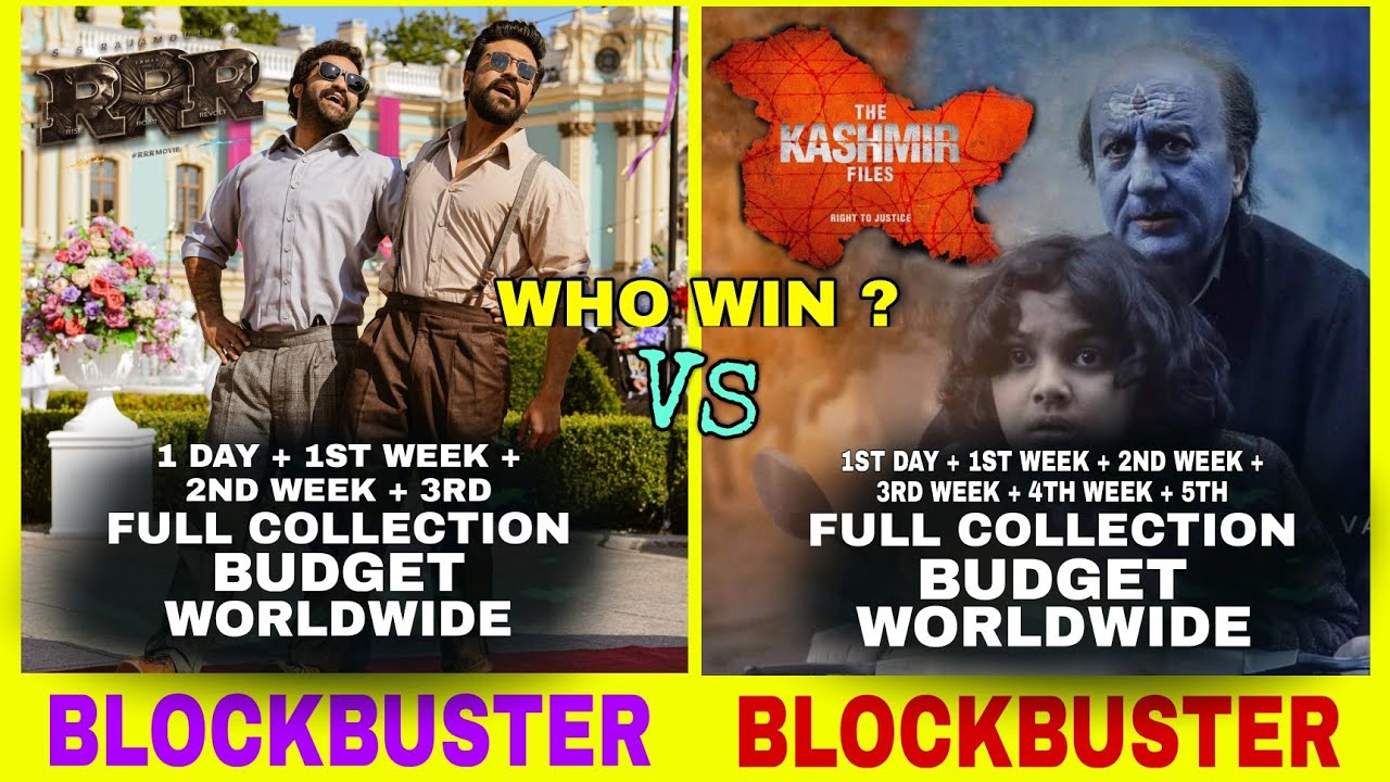 Box Office Collection Of RRR Movie Vs The Kashmir Files Movie 2022 | RRR Worldwide Collection